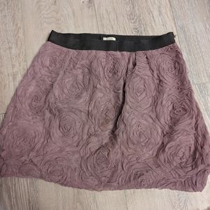 J crew skirt with tulle roses
